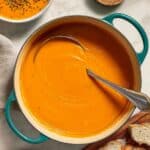 Maple Roasted Sweet Potato and Carrot Soup Recipe