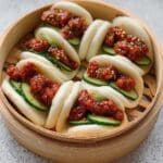Fried Chicken Bao with Spicy Honey Sriracha Sauce Recipe