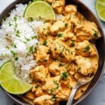 Baked Thai Chicken Satay with Peanut Cilantro Sauce Recipe