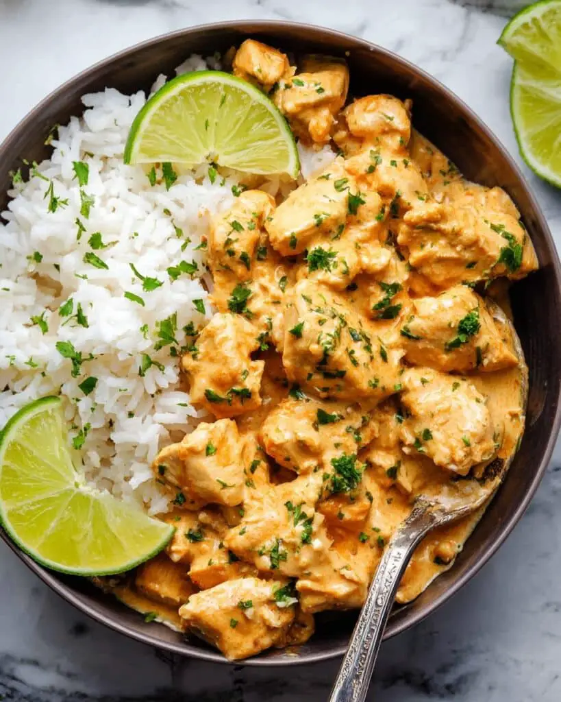 Baked Thai Chicken Satay with Peanut Cilantro Sauce Recipe