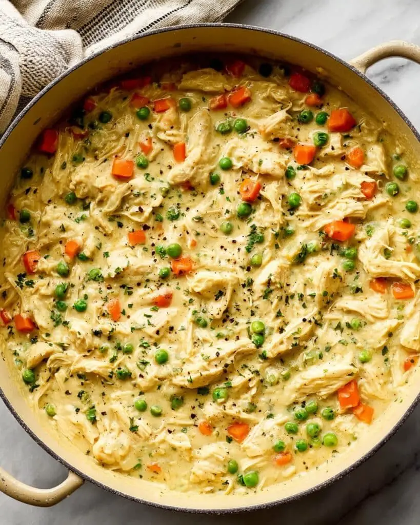 Crustless Chicken Pot Pie Recipe