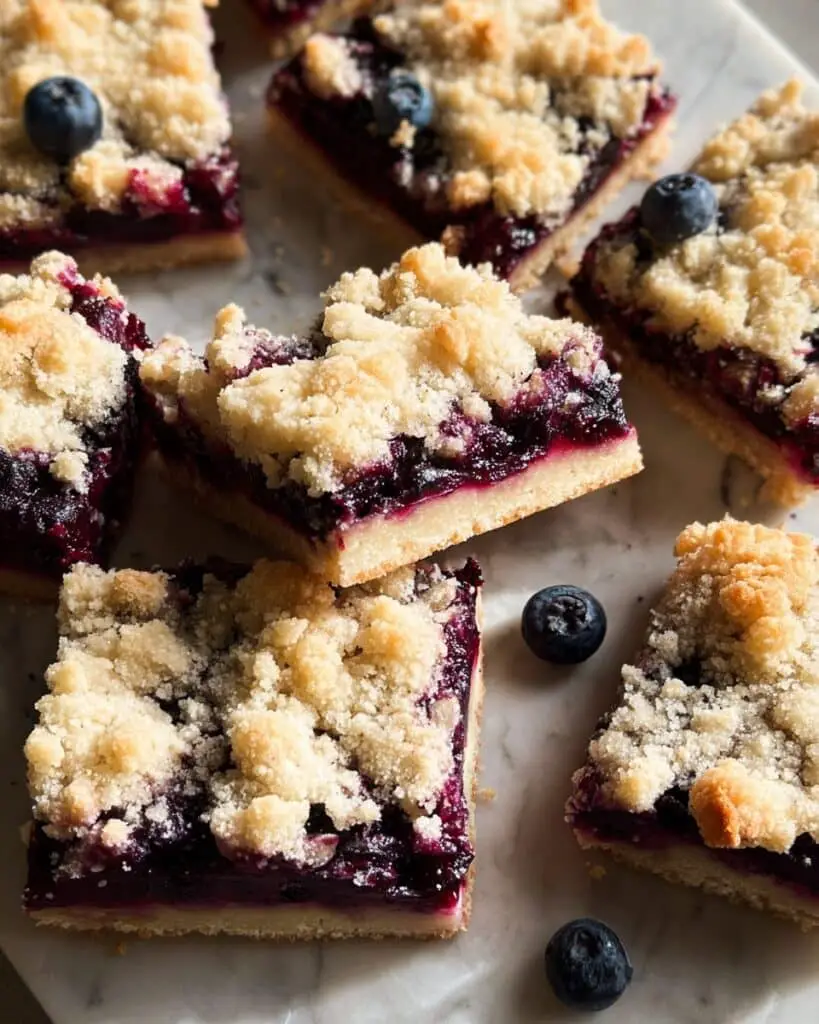 Paleo Blueberry Crumb Bars (No Oats) Recipe