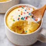 The Moistest Vanilla Mug Cake Recipe