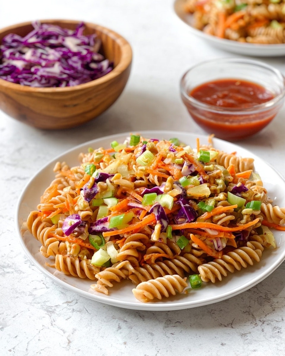 Protein Packed Thai Pasta Salad Recipe