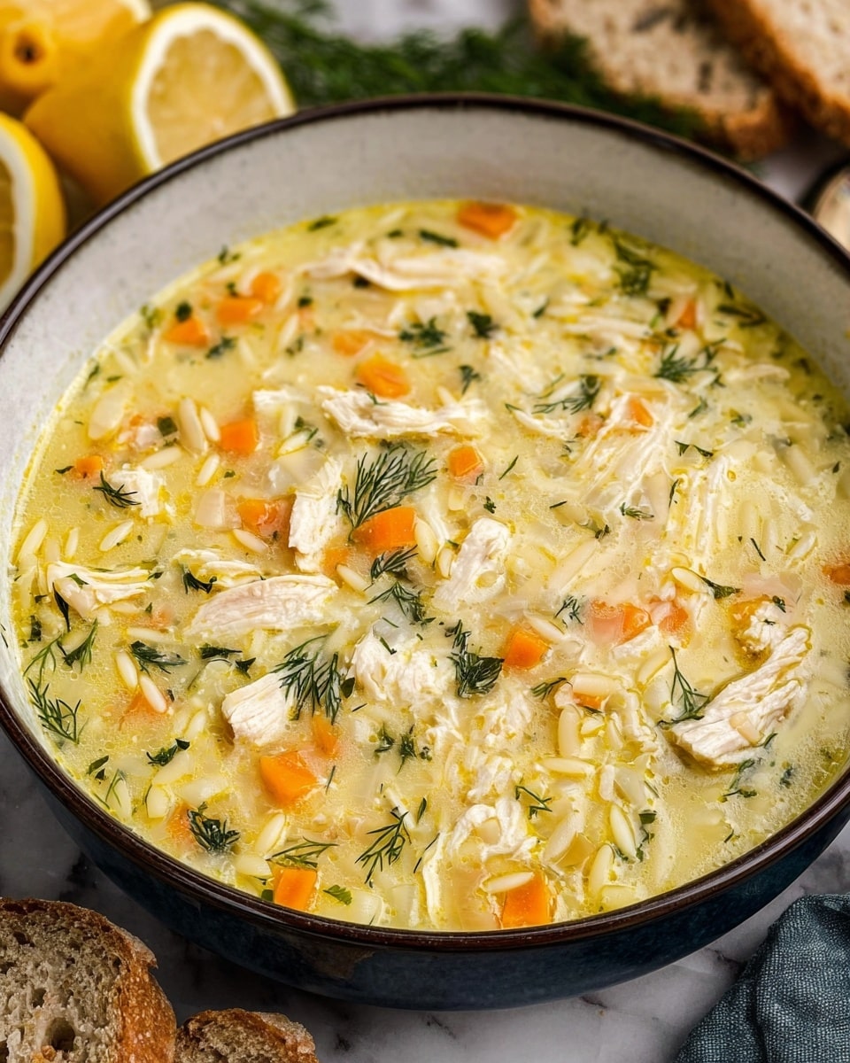 Avgolemono — Greek Lemon Chicken Soup Recipe