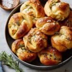 Easy Garlic Rosemary Focaccia Muffins Recipe