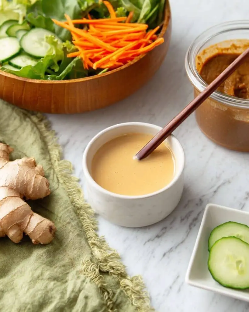 Easy 5-Minute Carrot Miso Ginger Dressing Recipe