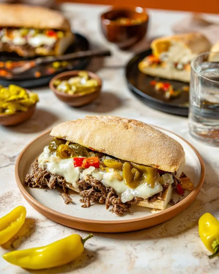 Slow Cooker Italian Beef Sandwiches Recipe
