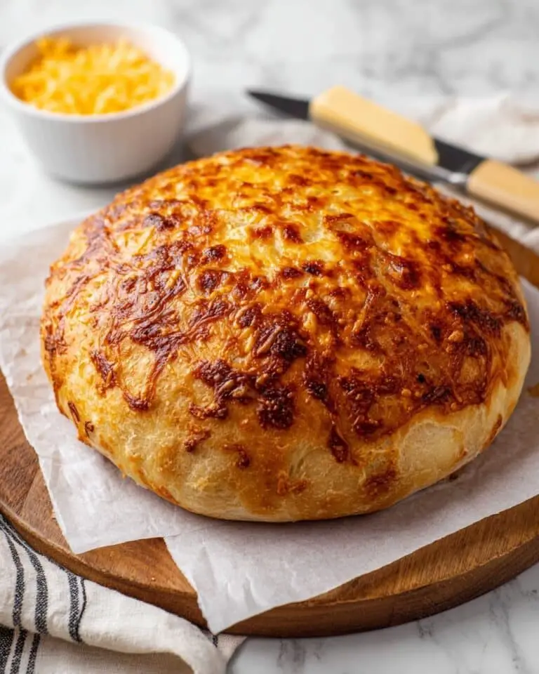 Cheese Bread (No Knead) Recipe
