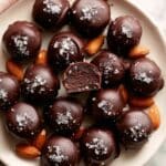 Healthy Chocolate-Covered Date & Almond Truffles Recipe
