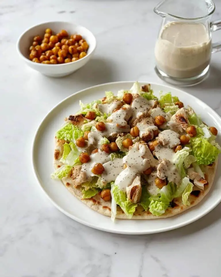 Chicken Caesar Flatbread Recipe