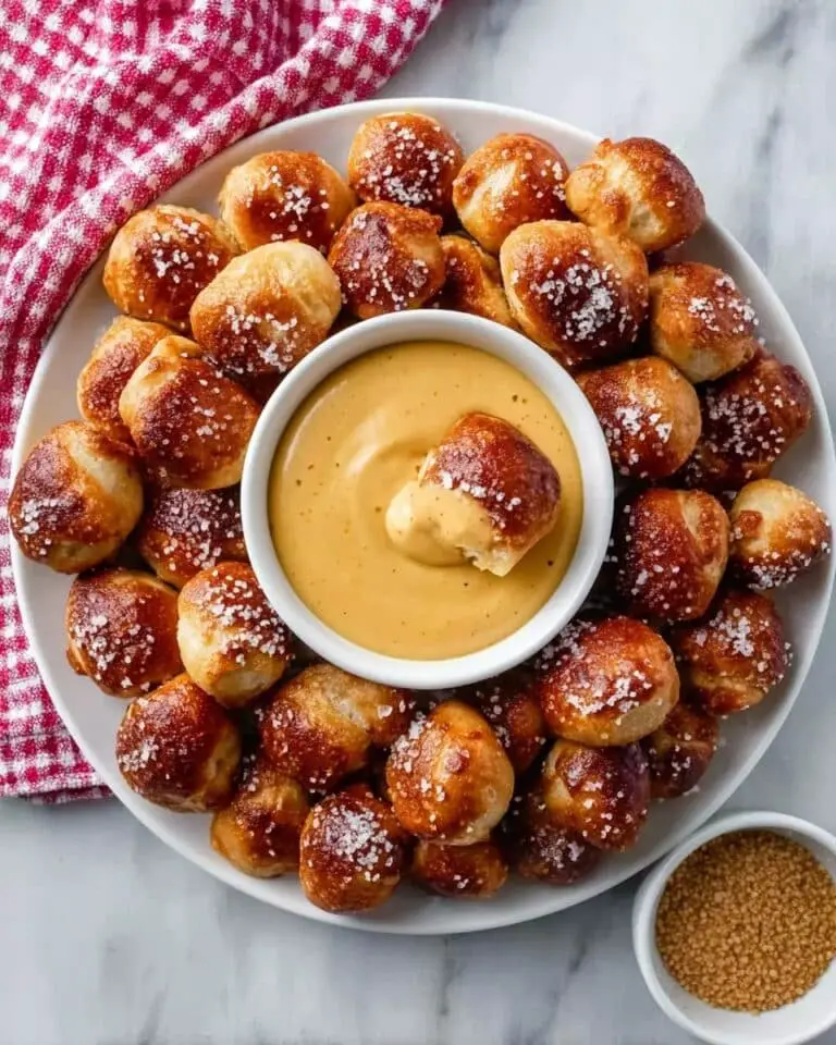 Soft Pretzel Bites Recipe