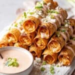 Baked Buffalo Chicken Taquitos Recipe