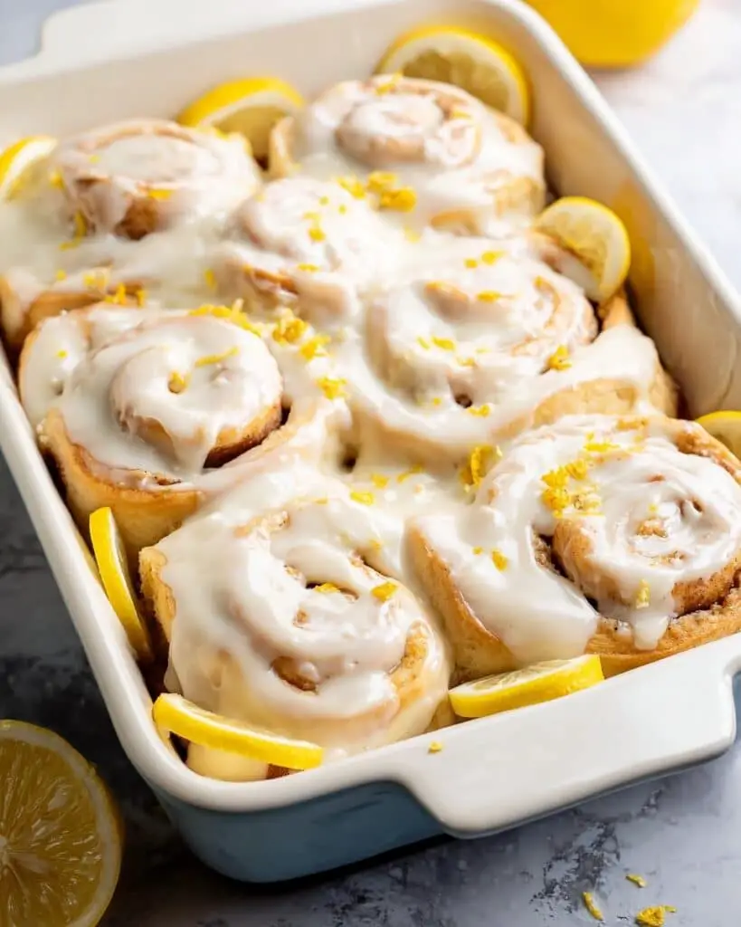 The Best Fluffy Lemon Sweet Rolls Recipe