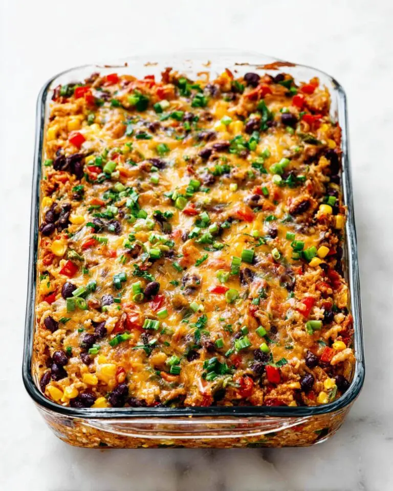Easy Chicken Burrito Casserole Recipe