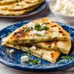 Turkish Gözleme with Spinach and Feta Recipe