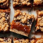 Salted Caramel Chocolate Chip Oat Cookie Bars Recipe