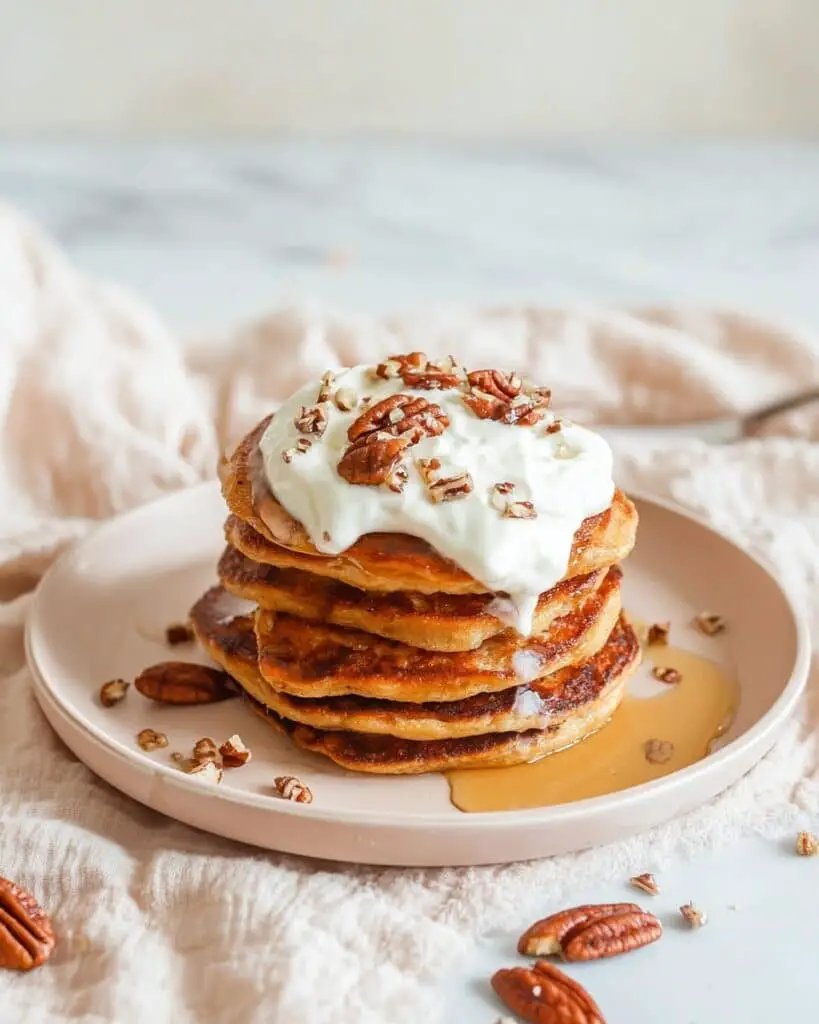 High Protein Pumpkin Pancakes with Cottage Cheese Recipe