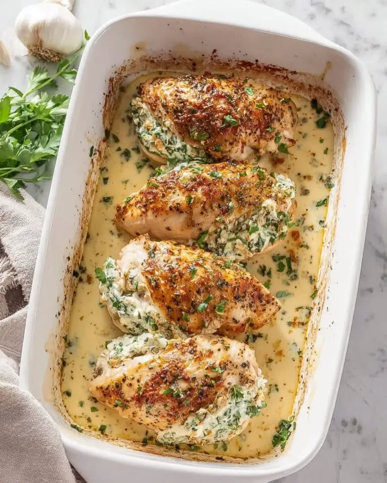 Spinach Stuffed Chicken Breast Recipe