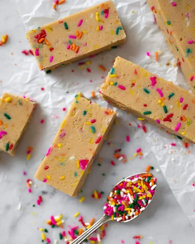 Birthday Cake Protein Bars Recipe