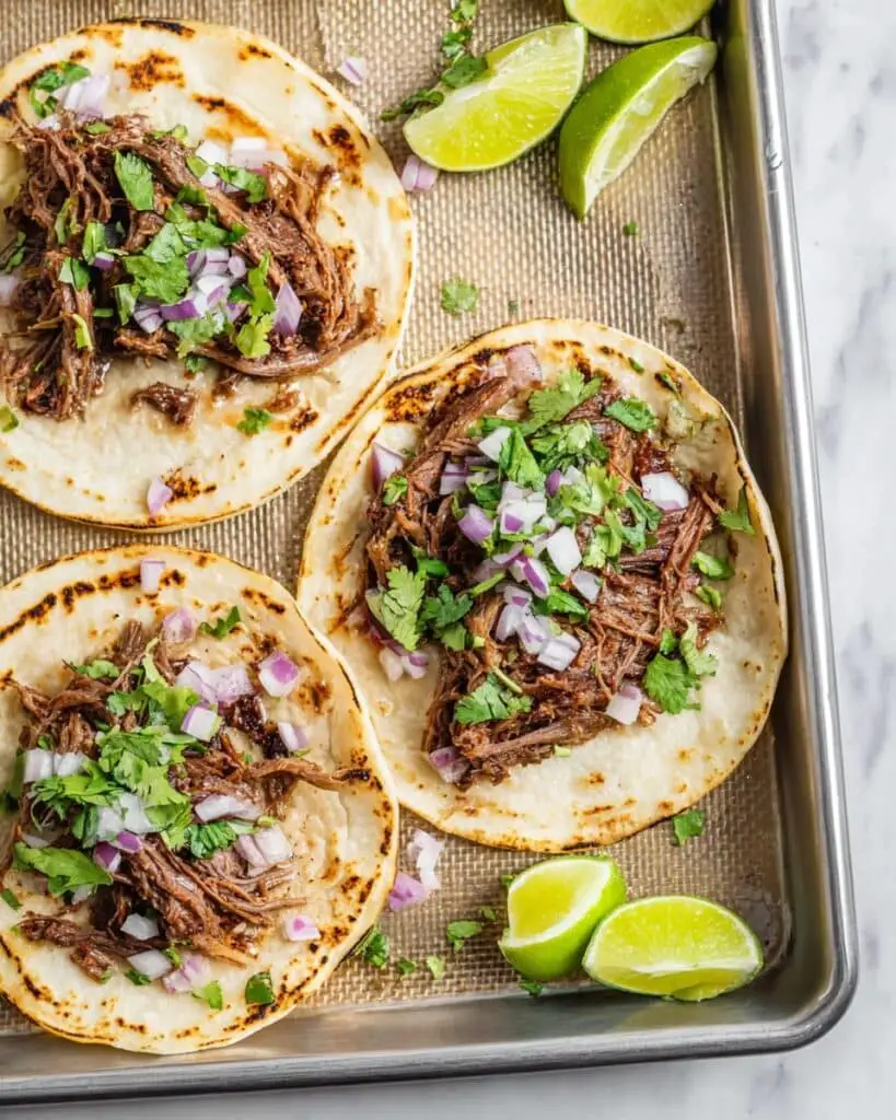 Slow Cooker Shredded Beef Tacos Recipe