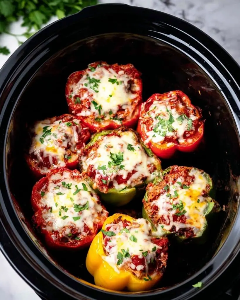 Crockpot Stuffed Peppers Recipe