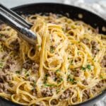 Garlic Butter Beef Pasta Recipe