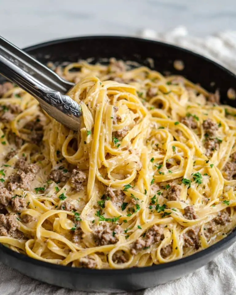 Garlic Butter Beef Pasta Recipe