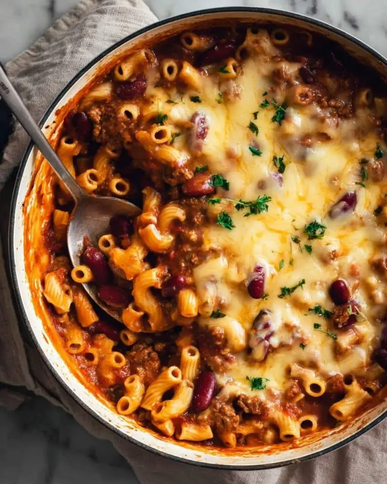 One Pot Chili Mac and Cheese Recipe