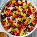 Honey Lime Rainbow Fruit Salad Recipe