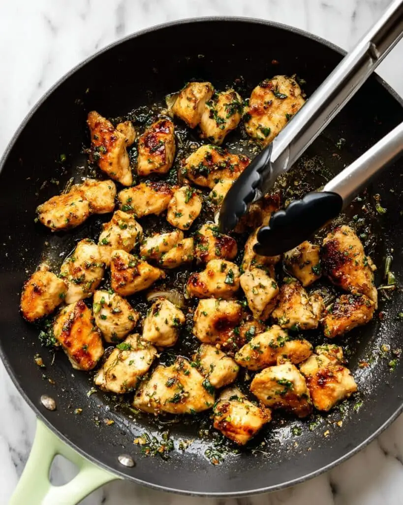 Garlic Butter Chicken Bites Recipe