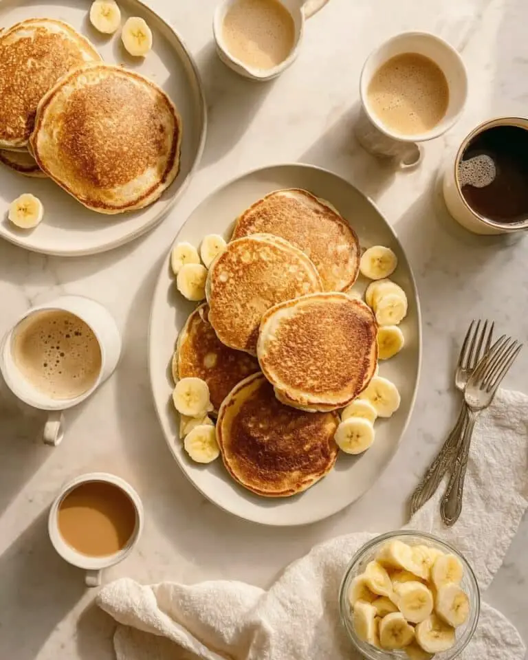 Healthy Banana Oatmeal Pancakes (Made in the Blender!) Recipe