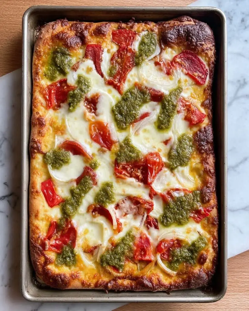 Pesto Chicken Pizza Recipe