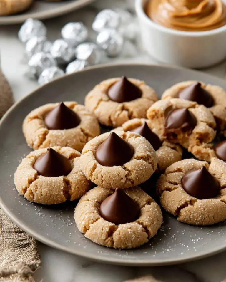 Peanut Butter Blossom Cookies Recipe