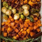 Oven Roasted Vegetables with Maple Tahini Sauce Recipe