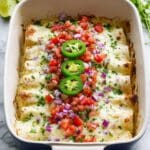 White Chicken Enchiladas Recipe