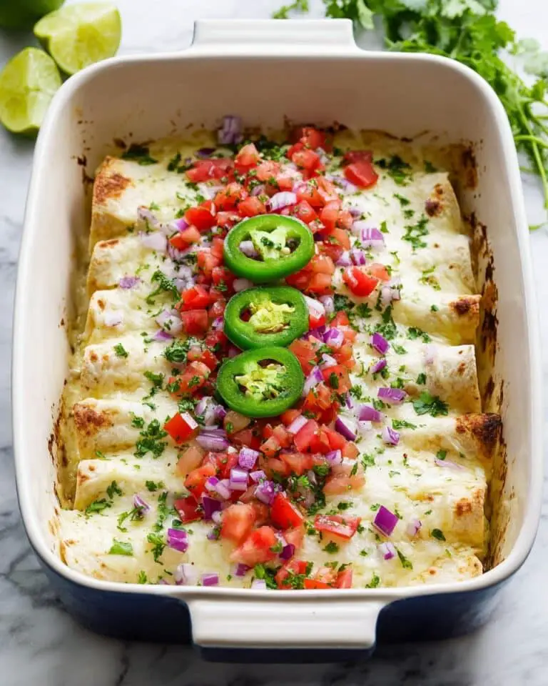 White Chicken Enchiladas Recipe