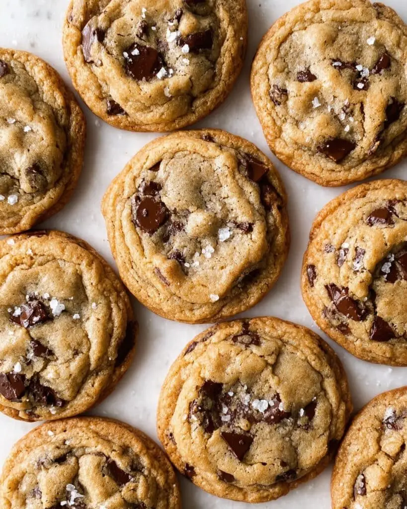 Thick & Gooey Toasted Walnut Chocolate Chip Cookies Recipe