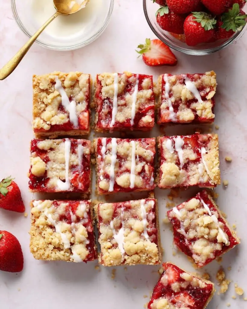 Strawberry Shortcake Bars Recipe