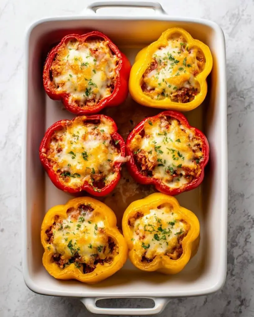 Ground Beef Stuffed Peppers Recipe