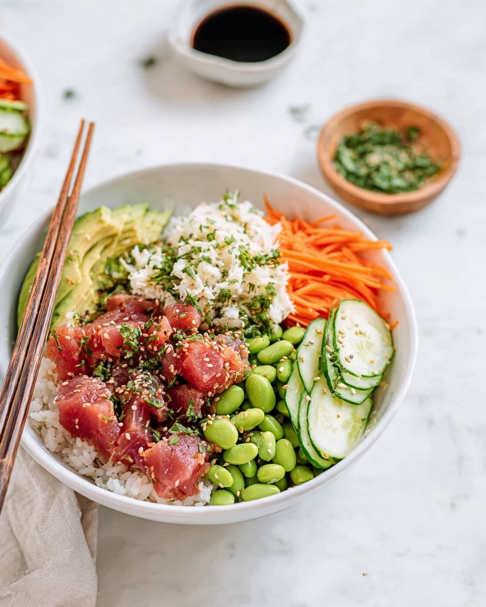 Ahi Tuna Poke Bowl Recipe