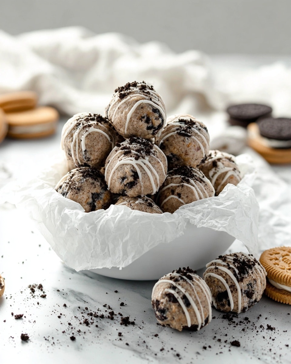 Cookies and Cream Protein Balls Recipe