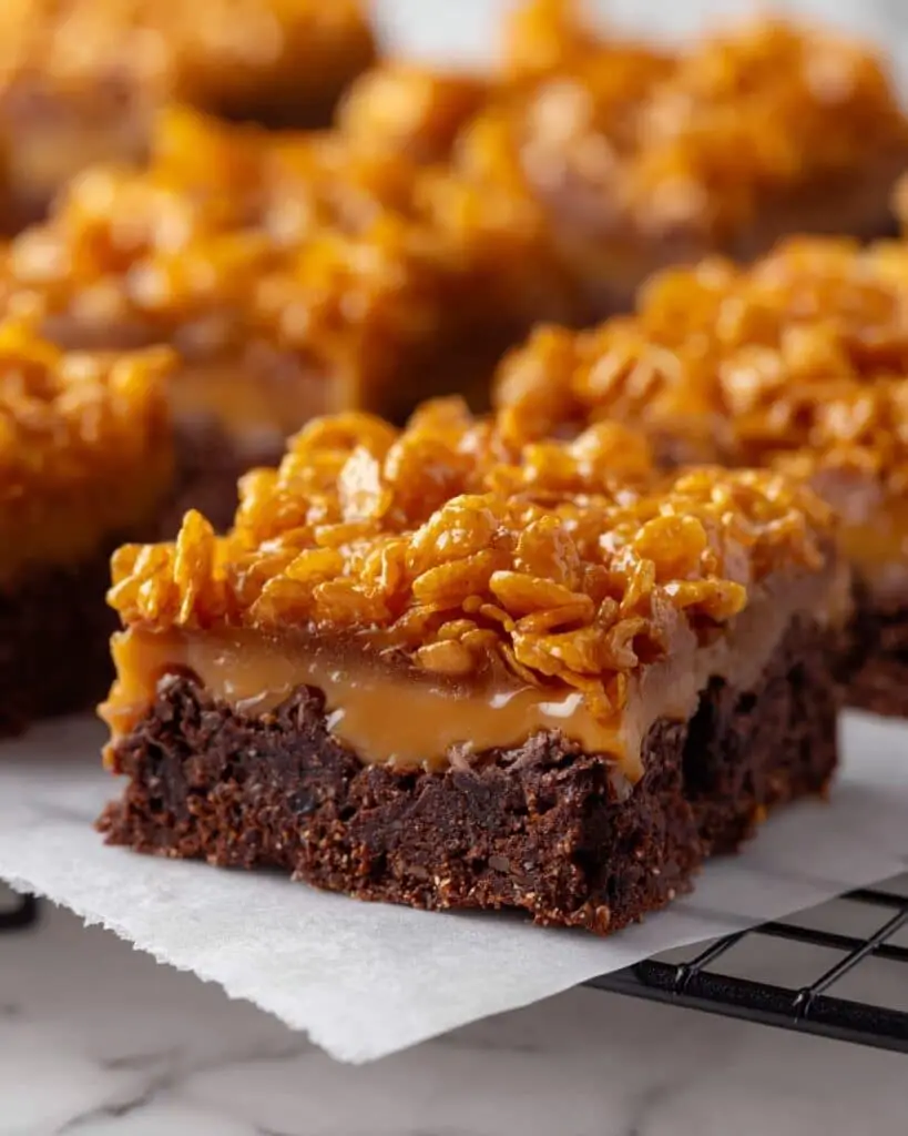Caramel Crunch Brownies Recipe