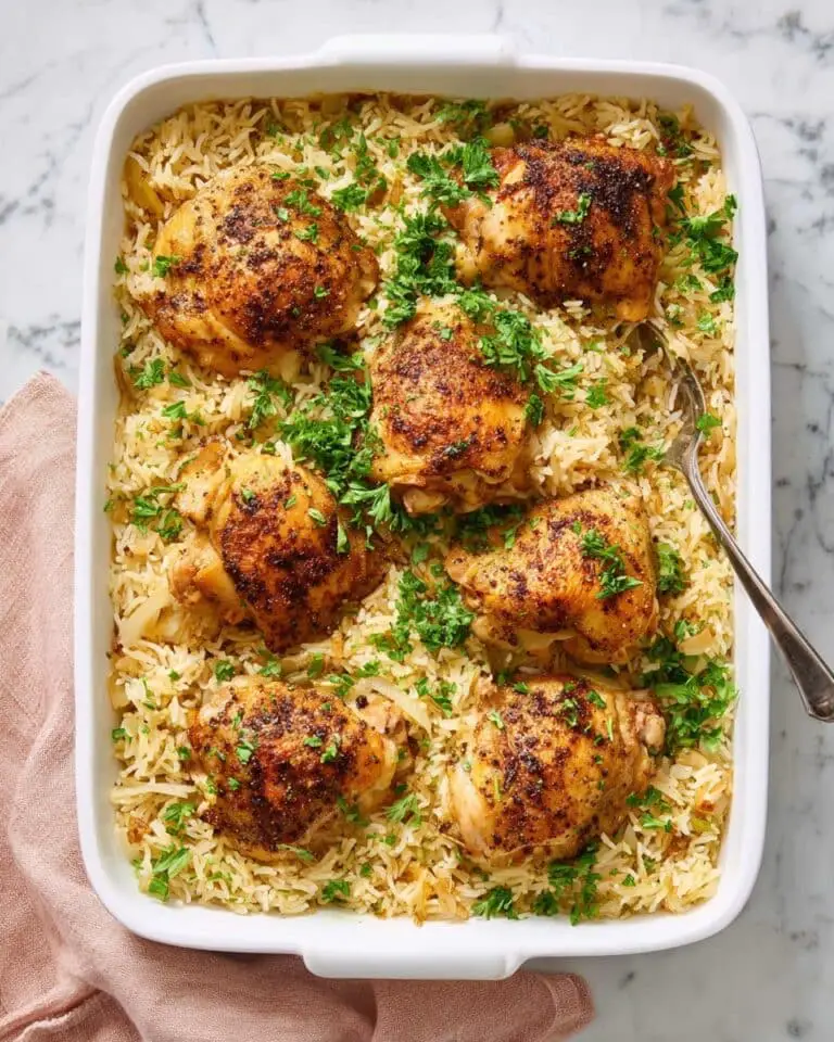 Oven Baked Chicken and Rice Recipe