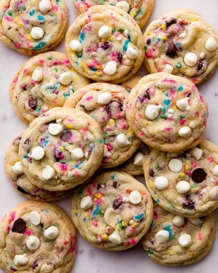 Cake Batter Chocolate Chip Cookies Recipe