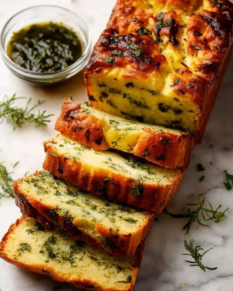 Cheese, Garlic, and Herb Quick Bread Recipe