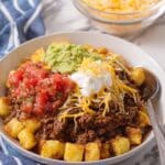 Cheesy Taco Potatoes Recipe