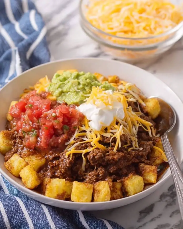 Cheesy Taco Potatoes Recipe