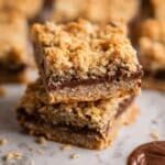 Nutella Oatmeal Bars Recipe