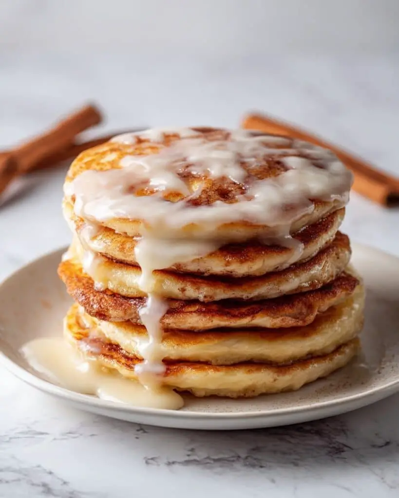 Cinnamon Roll Pancakes Recipe